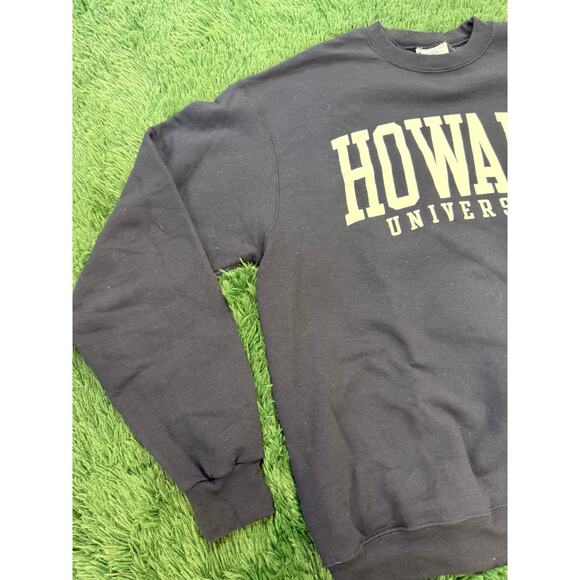Howard University Washington DC Navy Blue Crewneck Large Sweatshirt Unisex - Picture 4 of 8